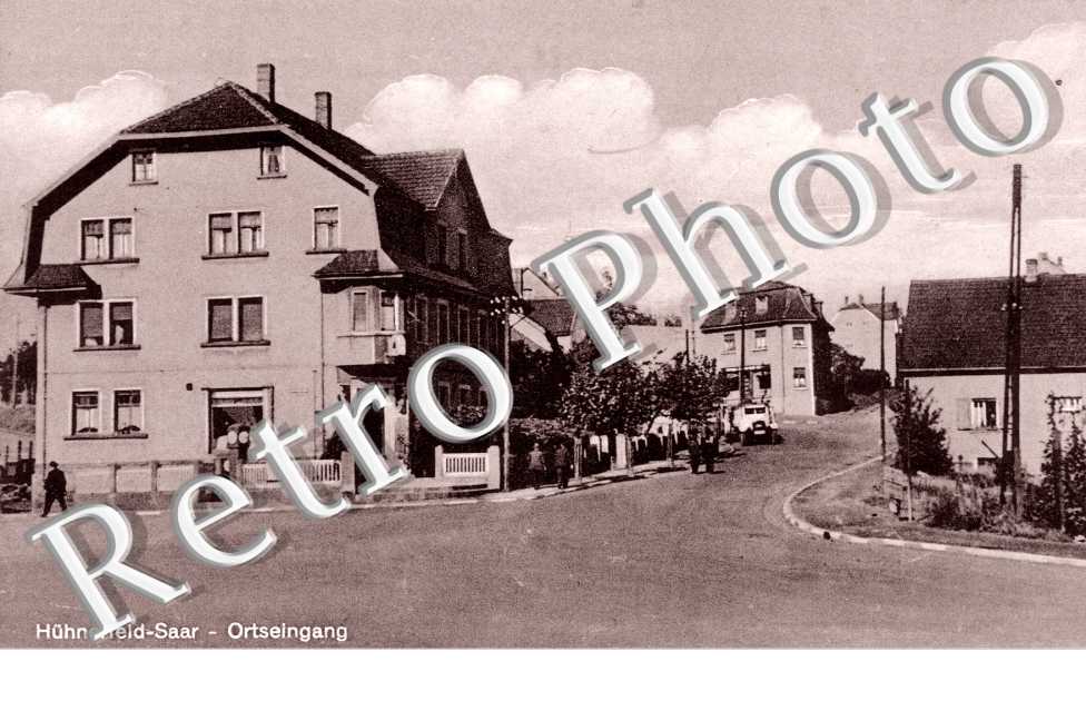 Huhnerfeld-Saar  -  Ortseingang