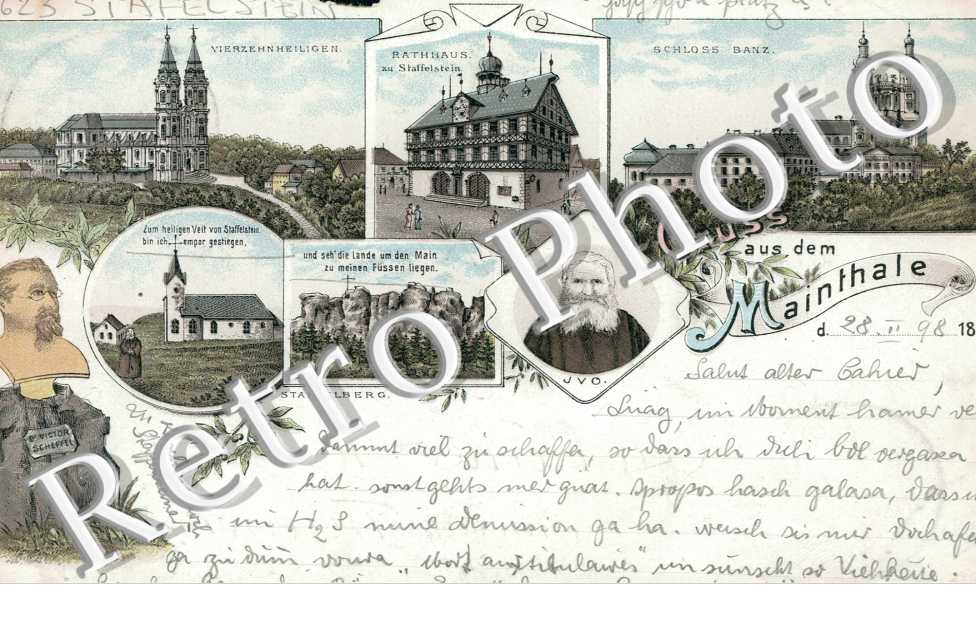 Gruss aus Mainthale, carte mulivues