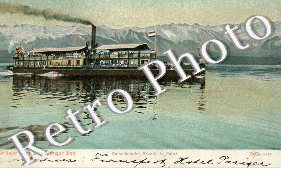 Salondampfer bavaria in fahrt