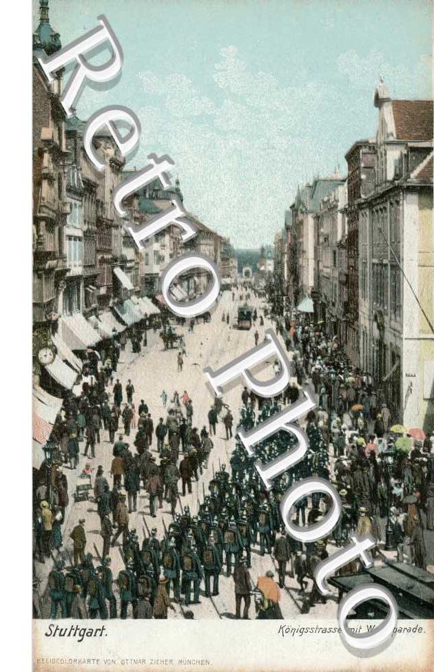 Konigsstrasse mit Wachtparade