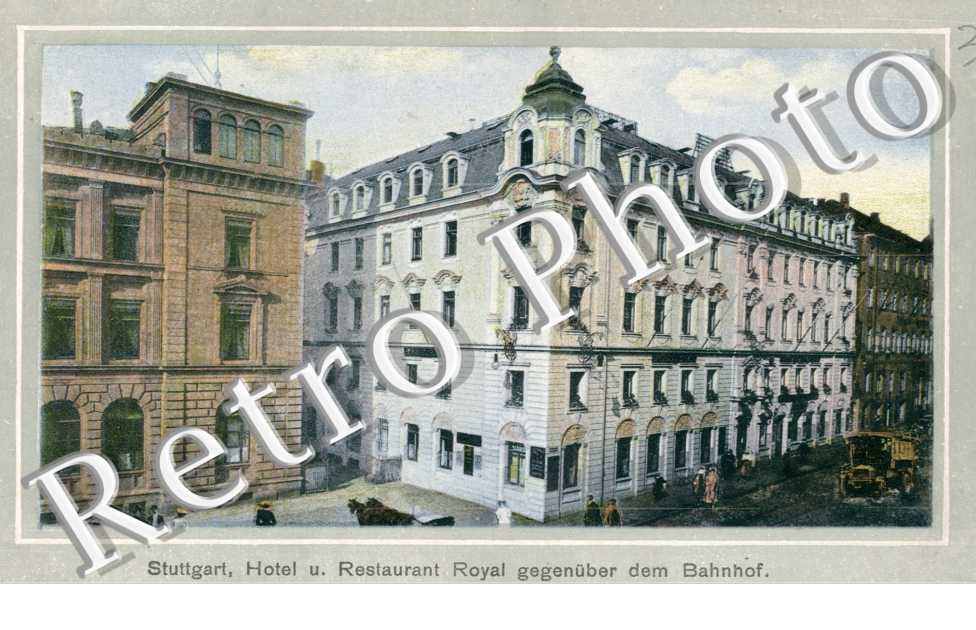 Hotel u. Restaurant Royal gegenuber dem Bahnhof