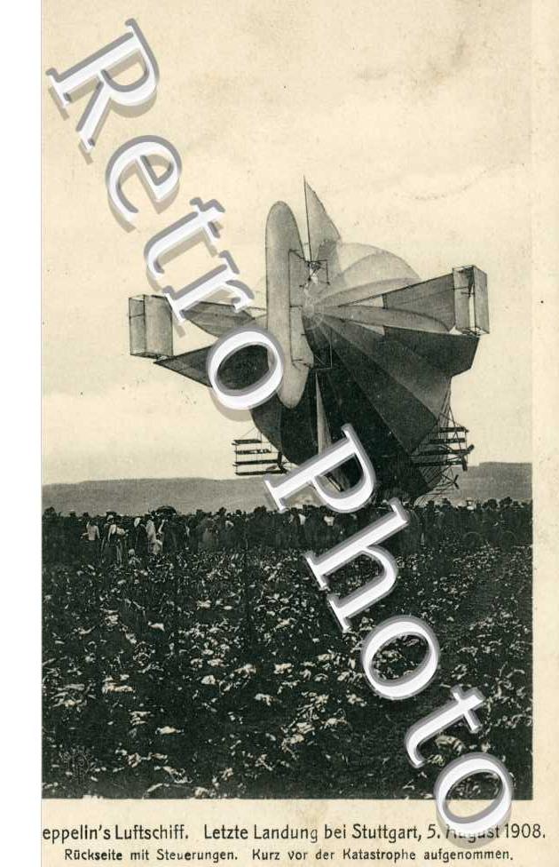 Zeppelin's Luftschiff 5 August 1908