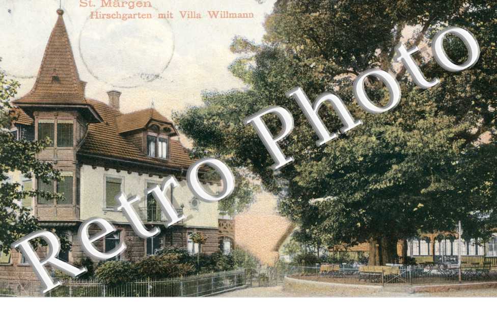 Hirschgarten mit Villa Willmann