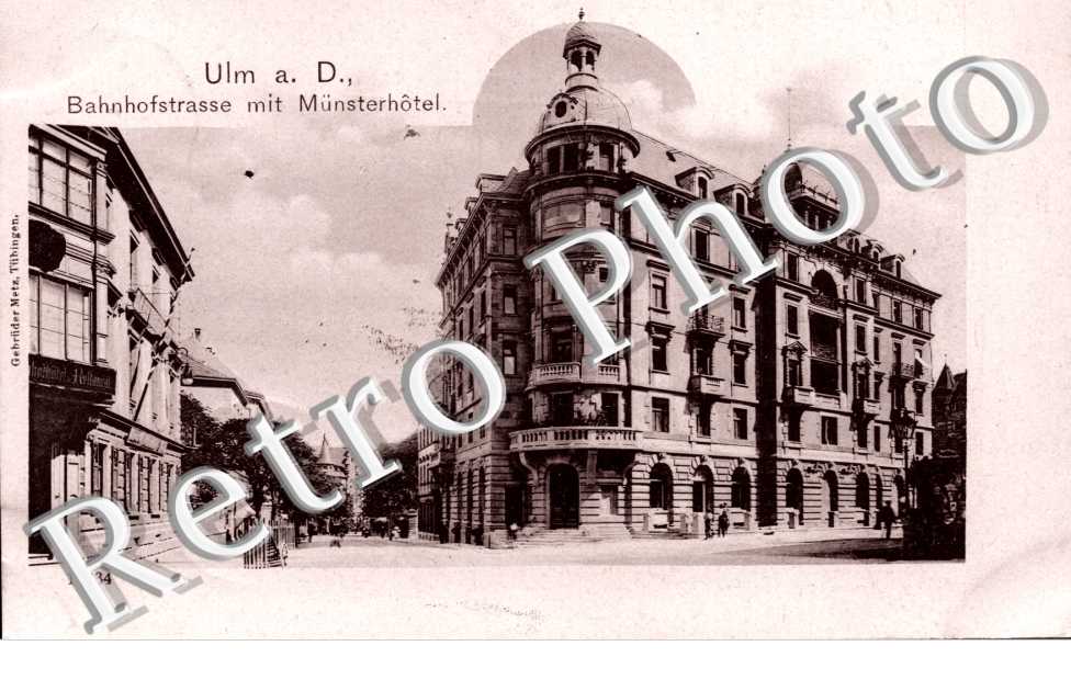Bahnhofstrasse mit Munsterhotel