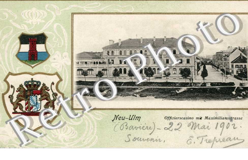 Offizierscasino mit Maximiliansstrasse