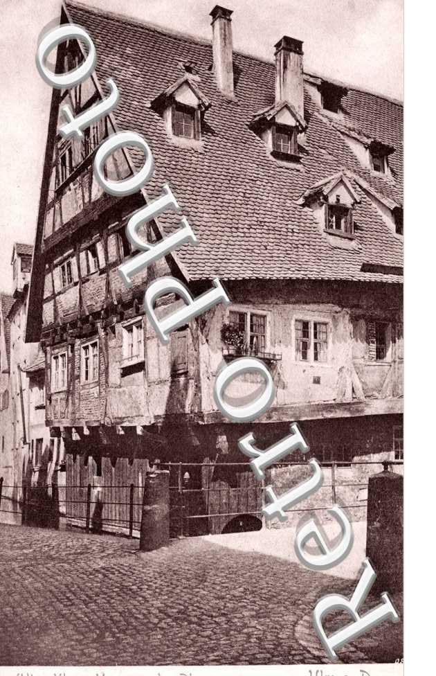 Altes Ulmer Haus an der Blau