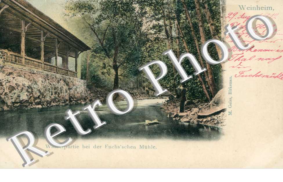 Wasserpartie bei der Fuchs'schen Muhle