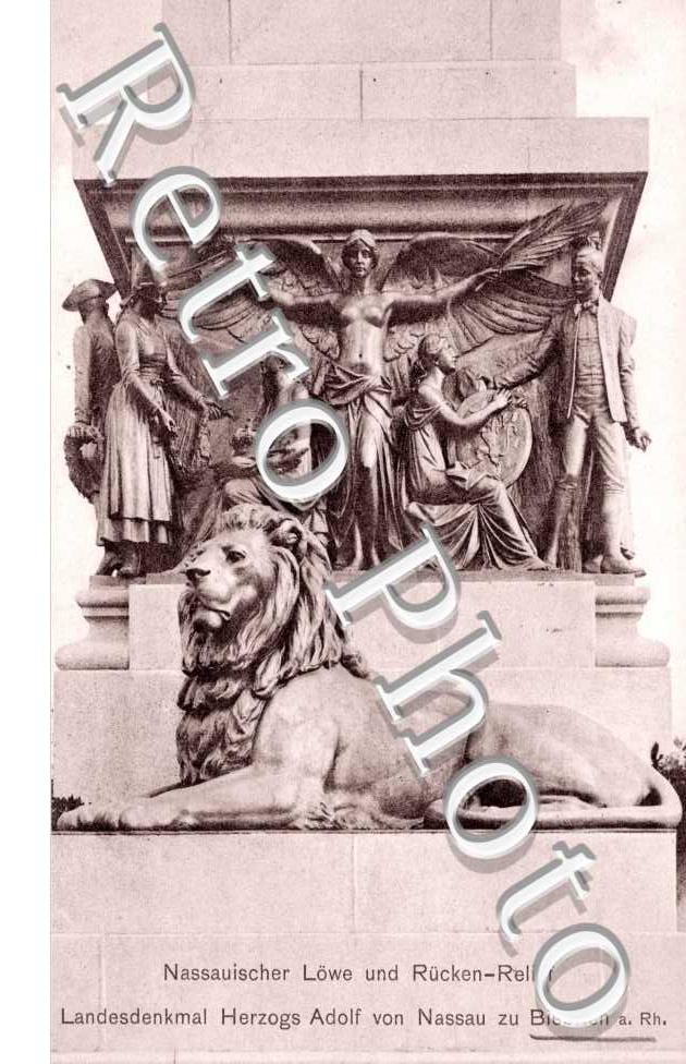 Nassauischer Lowe und Rucken-relief