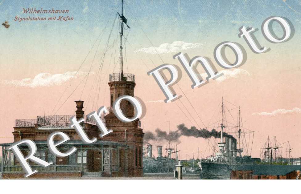 signalstation mit hafen