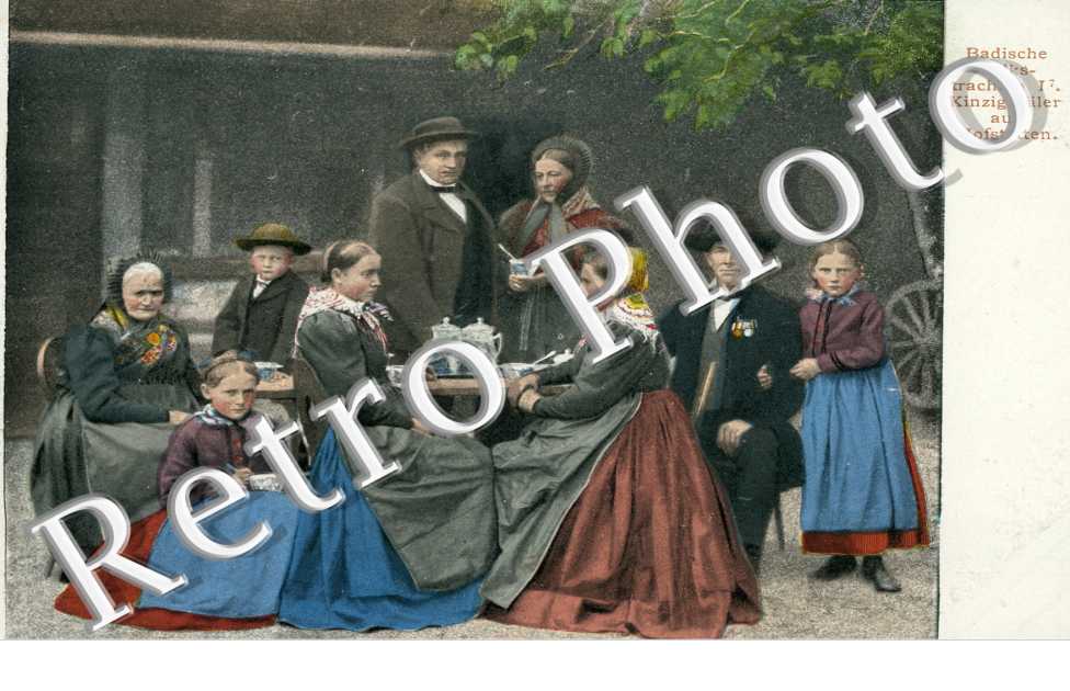 badische volkstrachten Kinzigthaler aus hofstetten