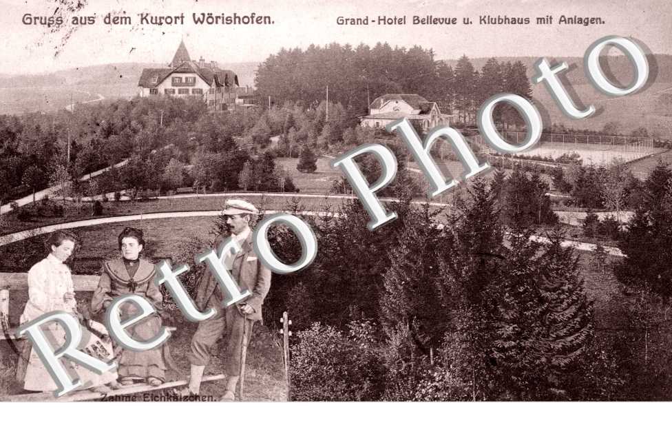 Grand Hotel Bellevue u. klubhaus mit anlagen