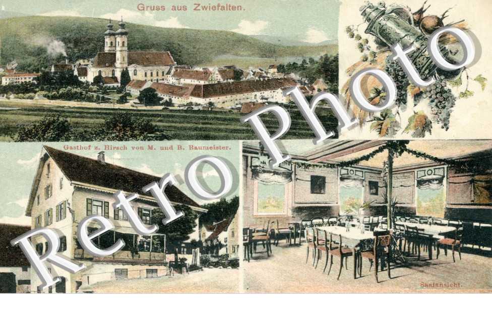 Gasthof z. Hirsch, Saalansicht
