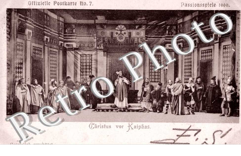 Offizielle Postkarte n°7, Passionnpiele 1900
