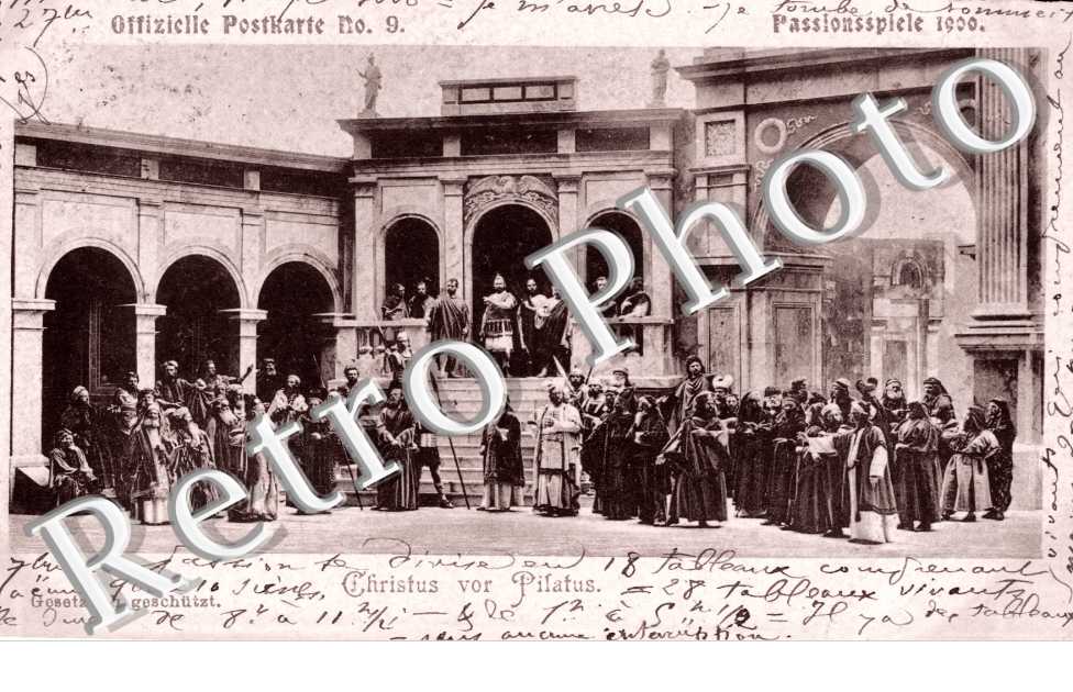 Offizielle Postkarte n°9, Passionnpiele 1900