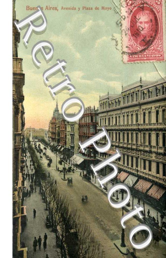 Avenida y plaza de Mayo