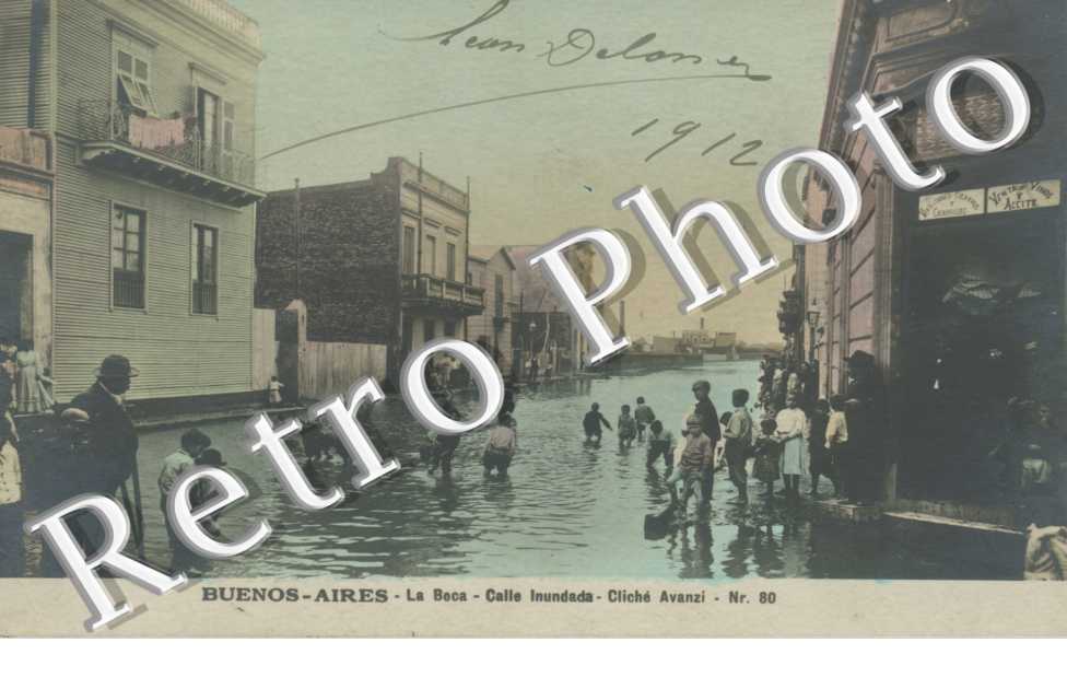 La Boca - calle inundada