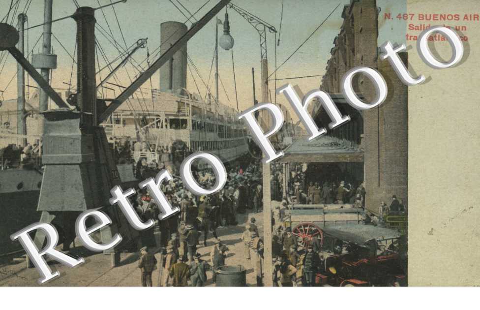 Salida de un transatlantico