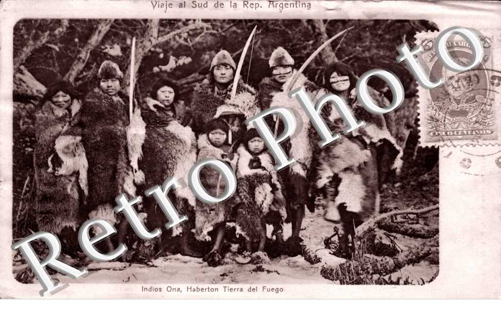 viaje al sud de la Rep. Argentina - Indios Ona, Haberton Tierra del Fuego