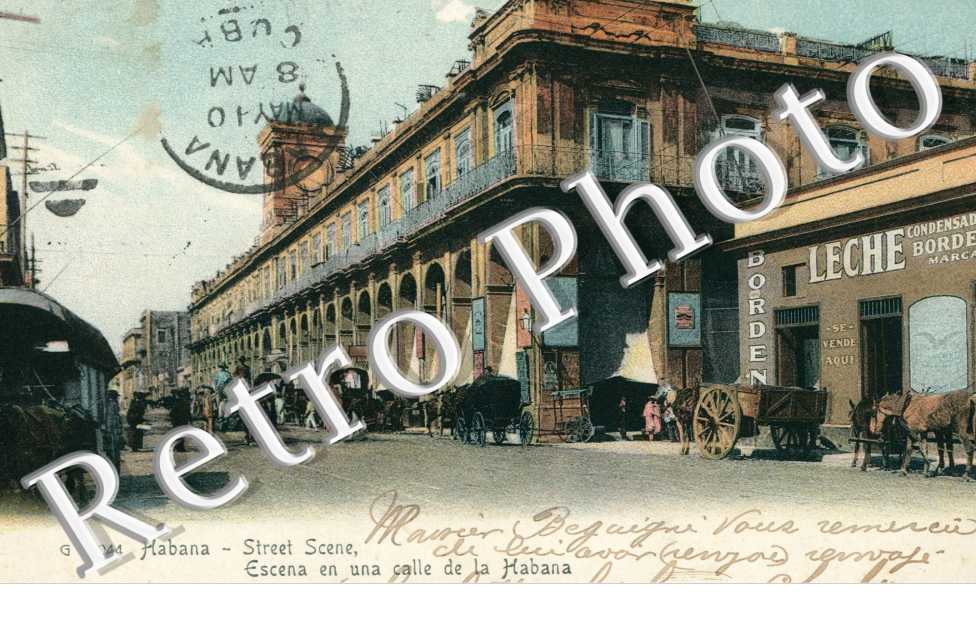Escena de una calle de la Habana. Street scene