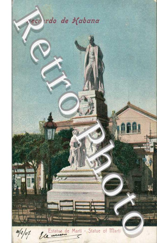 Estatua de Marti, Recuerdo de Havana