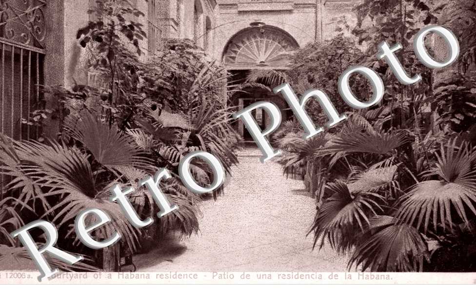 Patio de una residencia de la Habana. Country of a Habana residence