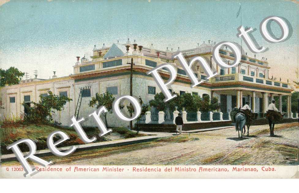 Residence of American Minister, Marianao. Residencia del Ministro Americano