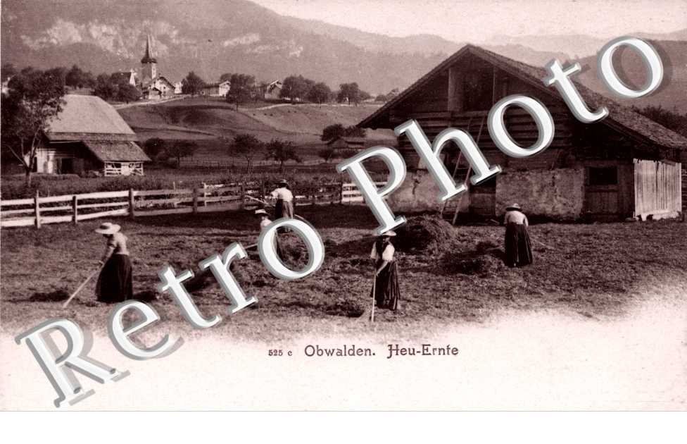 Obwalden Heu-Ernte