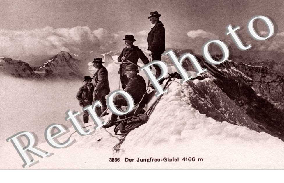 Der Jungfrau-Gipfel 4166 m - escalade