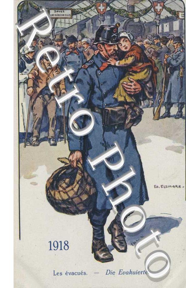 Le Soldat Suisse a travers les ages - 198 - les evacues