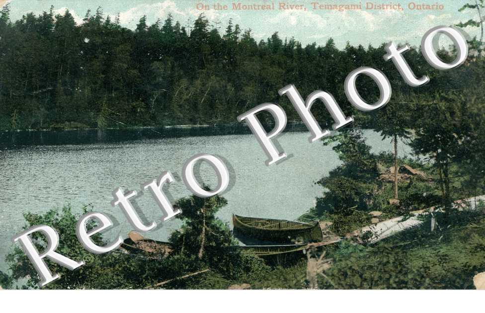 On the Montreal river, Temagami district