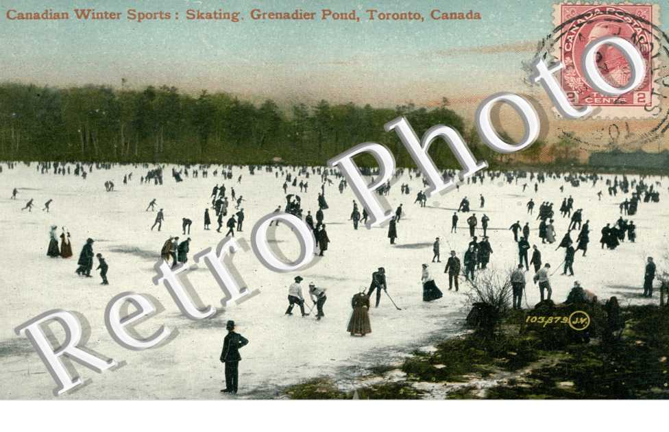 Canadian winter sports - skating - grenadier Pont