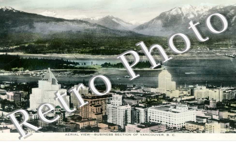 aerial view, business section