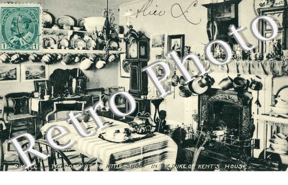 Tea room at the little shop in the Duke of Kent's house