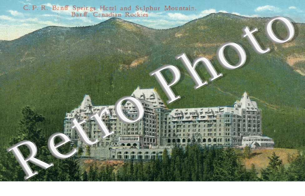 Banff springs hotel and sulphur mountain