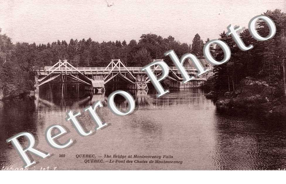 le pont des chutes de Montmorency