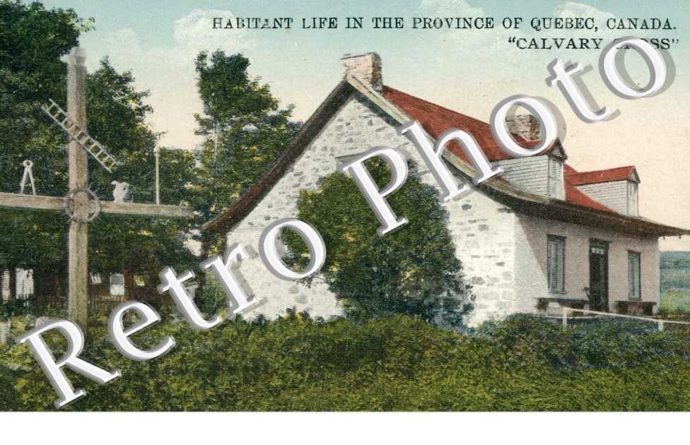 Habitant life in the Province of Quebec - "calvary-cross"