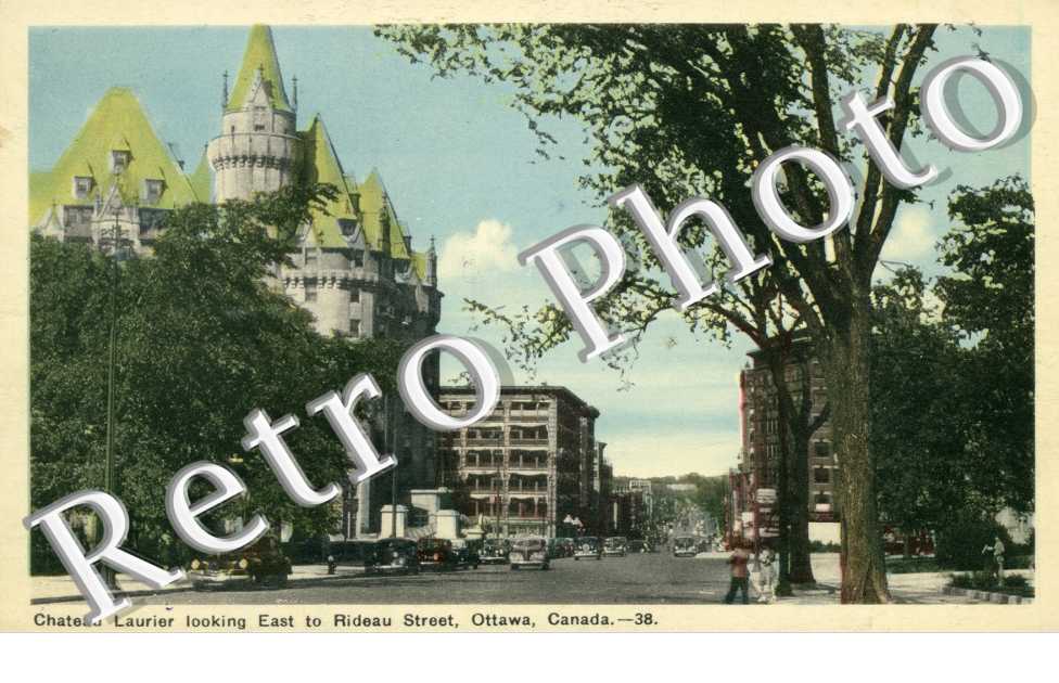 Chateau Laurier looking to east to Rideau Street
