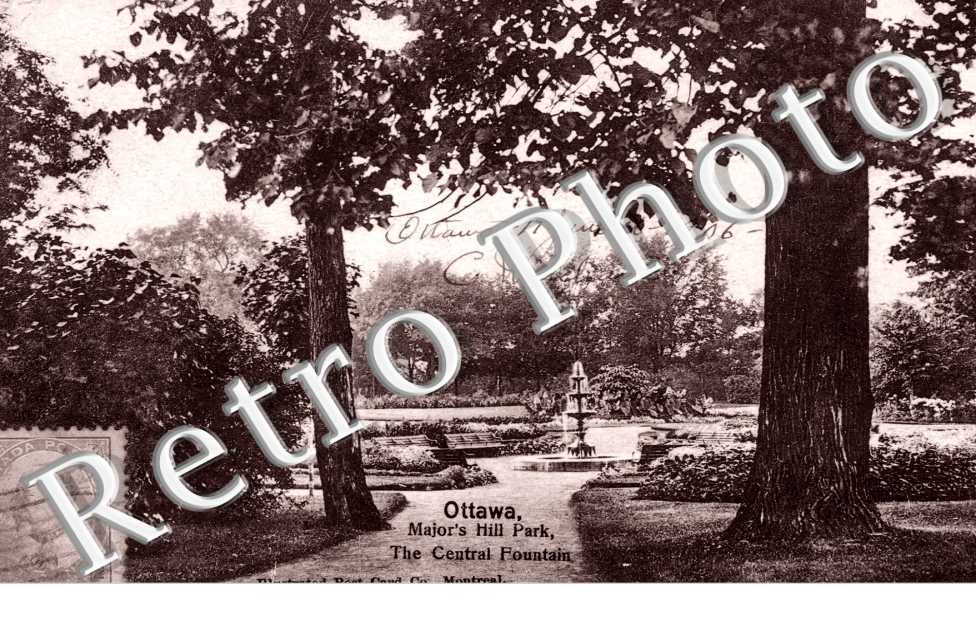The central Fountain - Major's Hill Park