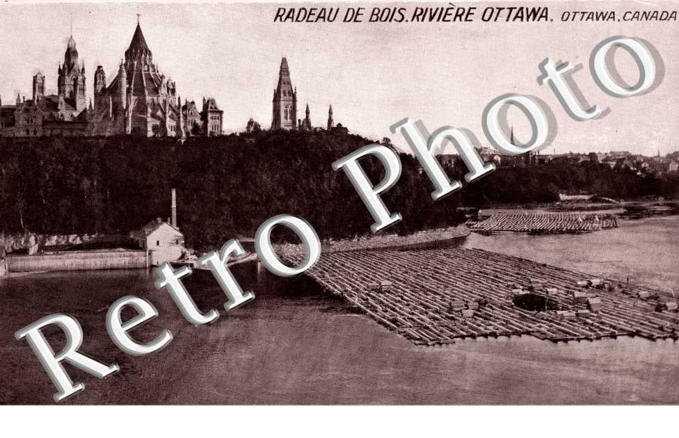 Radeau de Bois - riviere Ottawa