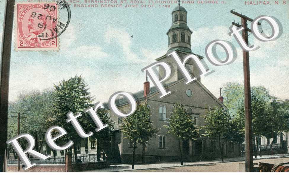 Church, Barrington St. Royal Flounder King George II
