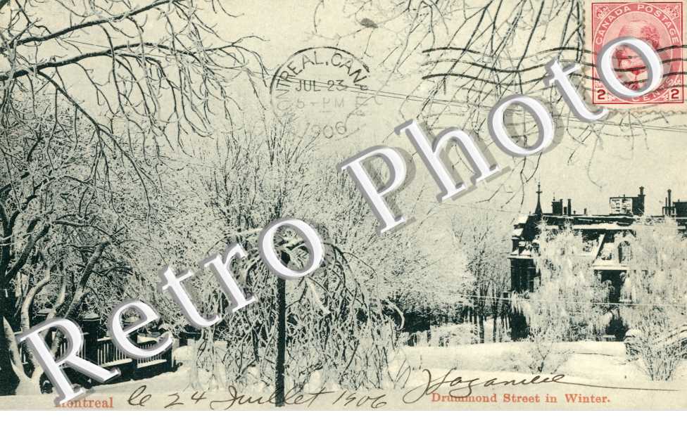 Drummond street in Winter