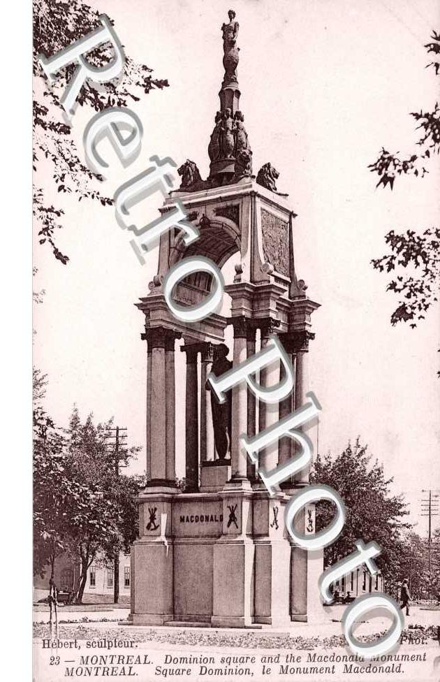 Dominion Square and the Macdonald Monument