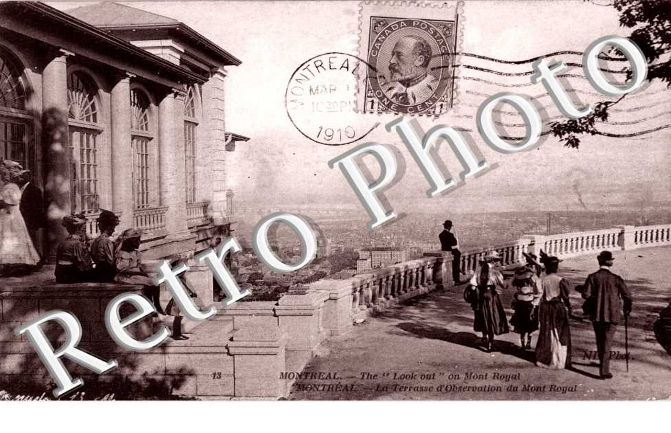 the look out on Mount Royal - la terrasse d'observation