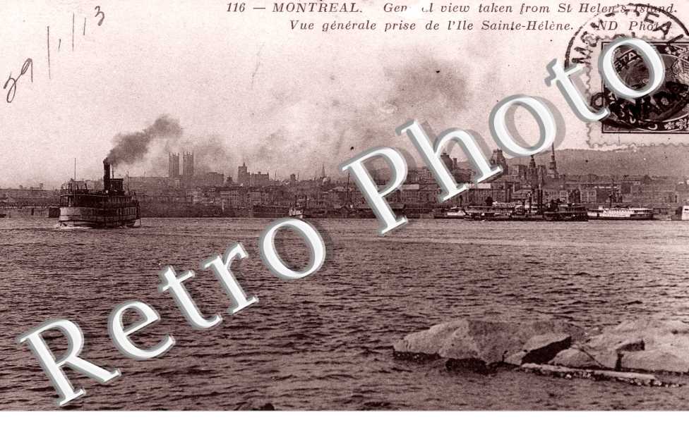 vue generale prise de l'Ile Sainte-Helene