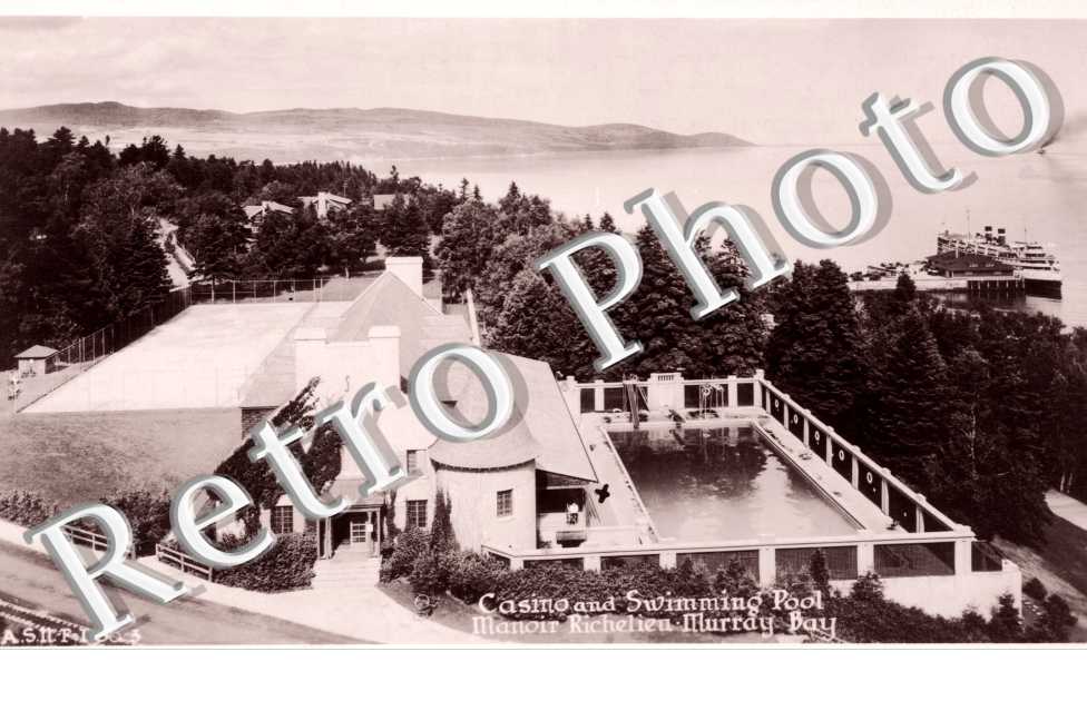 Casino and Swimming Pool, Manoir Richelieu Murray Bay