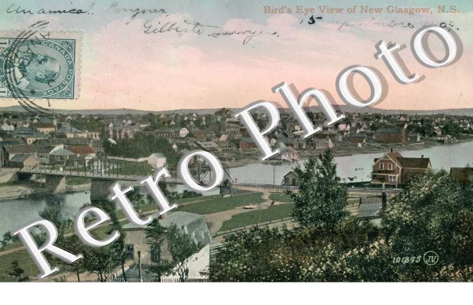 Bird's eye view of New Glasgow
