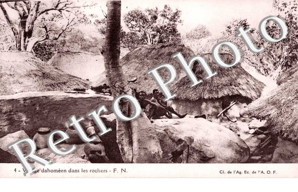 "Colonies Francaises, Le Dahomey", Carte geographique