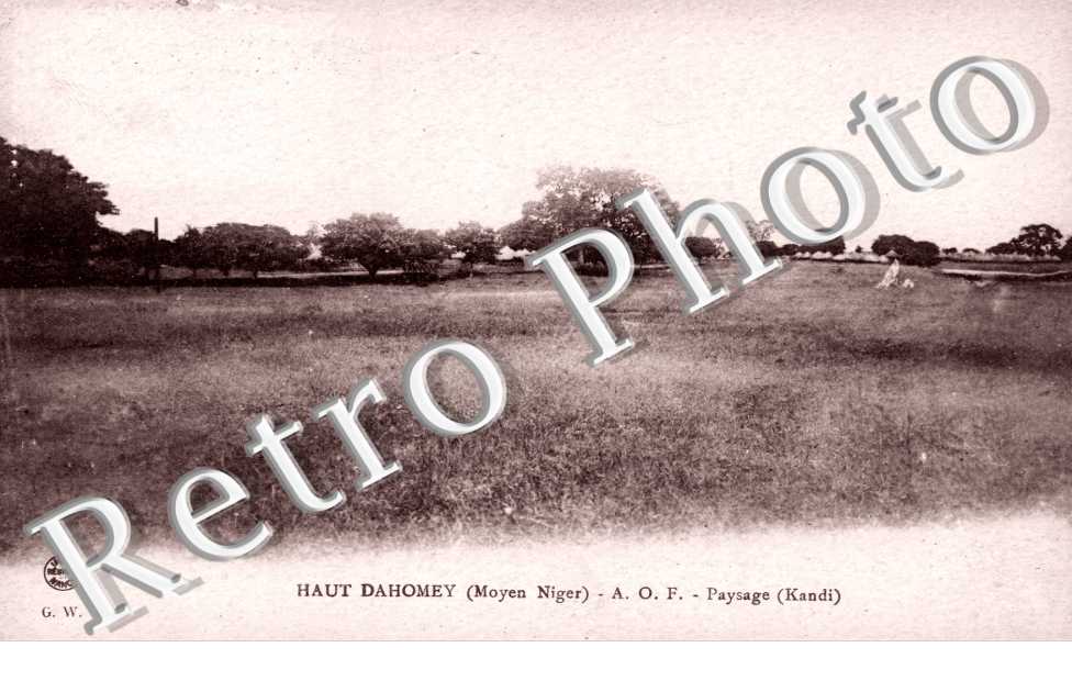 Haut Dahomey, Paysage