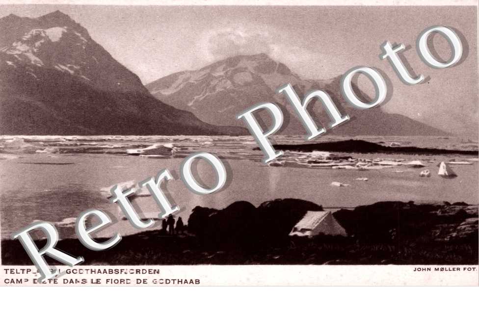 Teltplads i Godthaabsfjorden, Camp d'ete dans le fjord de Godthaab