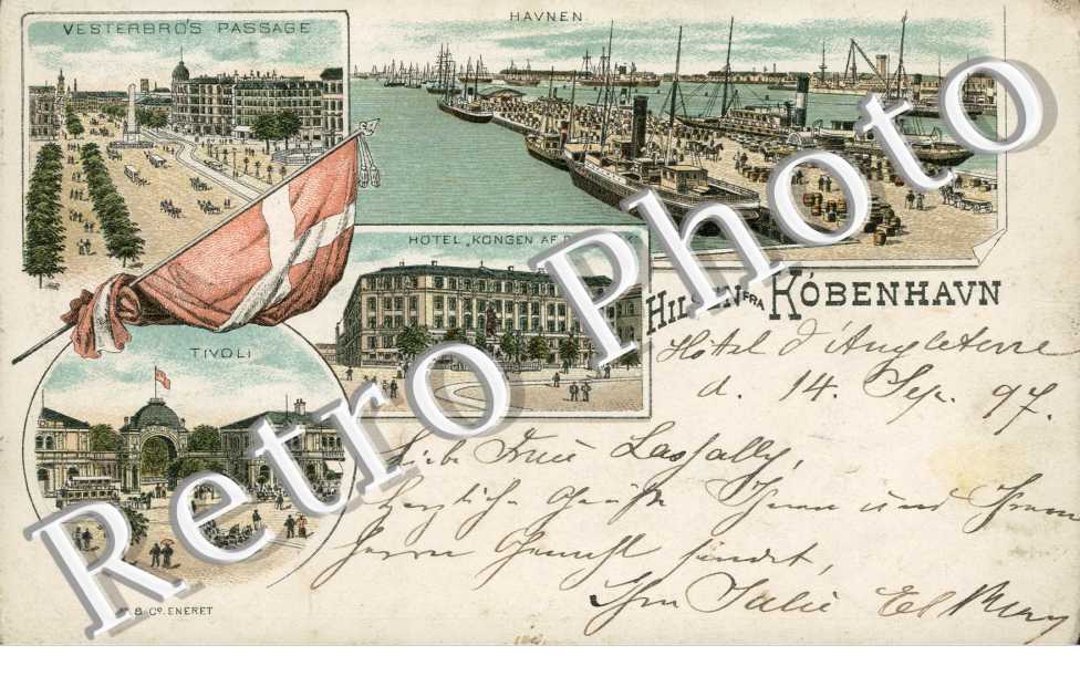 Havnen, Tivoli, Hotel Kongen, Vesterbro's Passage
